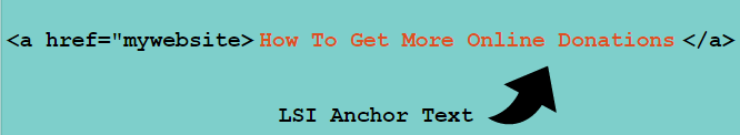 LSI anchor text how to get more online donations
