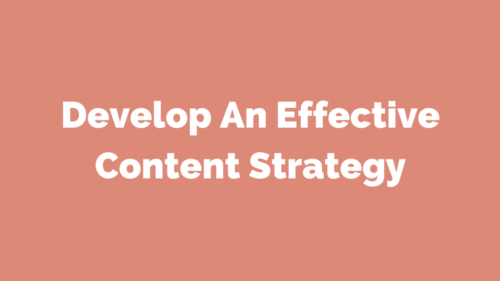 How To Develop Content Strategy - Nonprofits Source