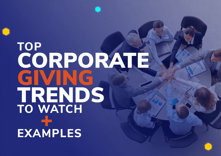This article covers emerging corporate giving trends that companies and nonprofits should pay attention to.
