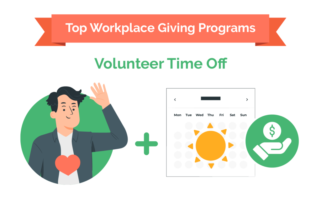 Top workplace giving strategy - volunteer time off