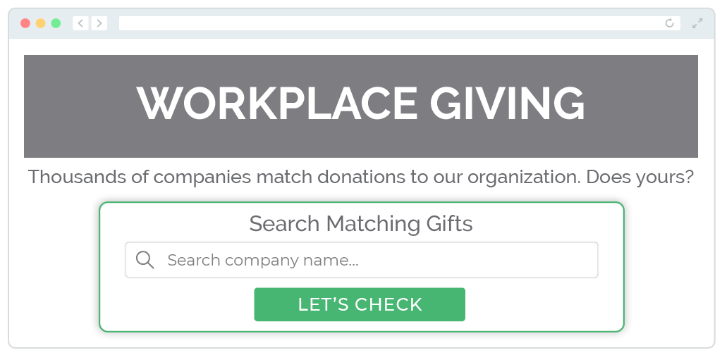 Marketing workplace giving with your website