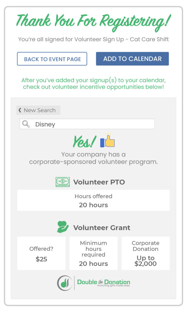 Workplace giving strategies include using a volunteer database